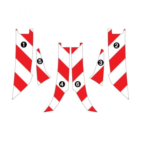 Kit Rouge-Blanc CL. B Standard - PEUGEOT 308 (2014-2017) – Image 3